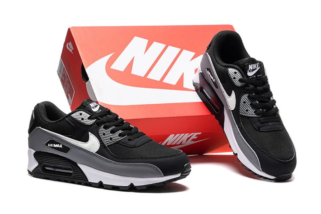 Air Max 90 Noir Cool Gris Blanc