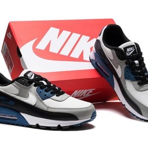 Air Max 90 Light Smoke Grey Industrial Blue