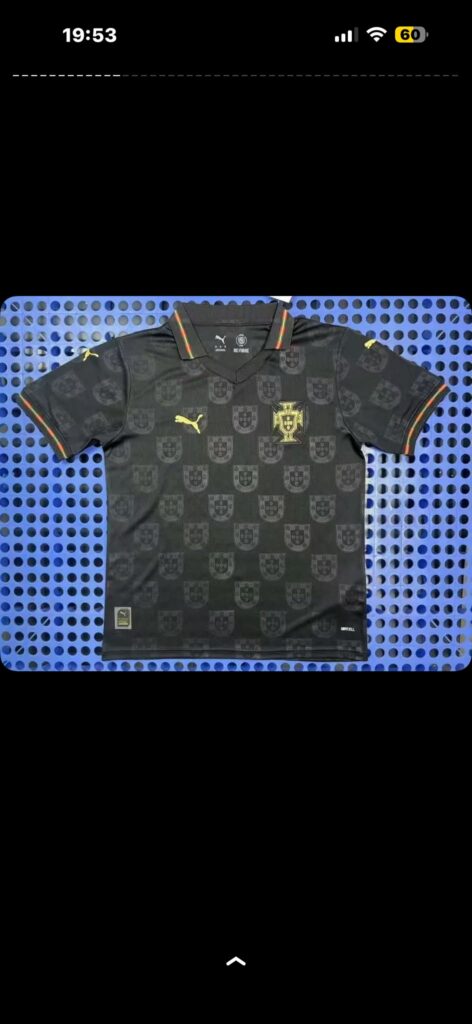 Maillot Portugal Concept Black & Gold