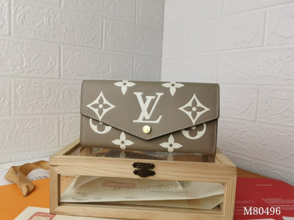 Portefeuille Sarah Damier Ébène