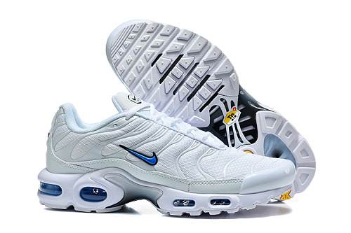 Air Max Plus TN Triple White / Bleu