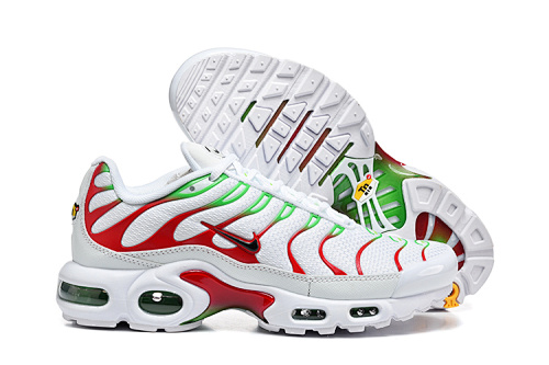 Air Max Plus TN Blanc / Vert / Rouge
