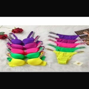 Ensemble Soutien-gorge Push-Up & String Shine Strap